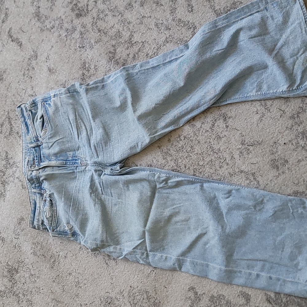 American Eagle Outfitters Light Blue Stretch Denim